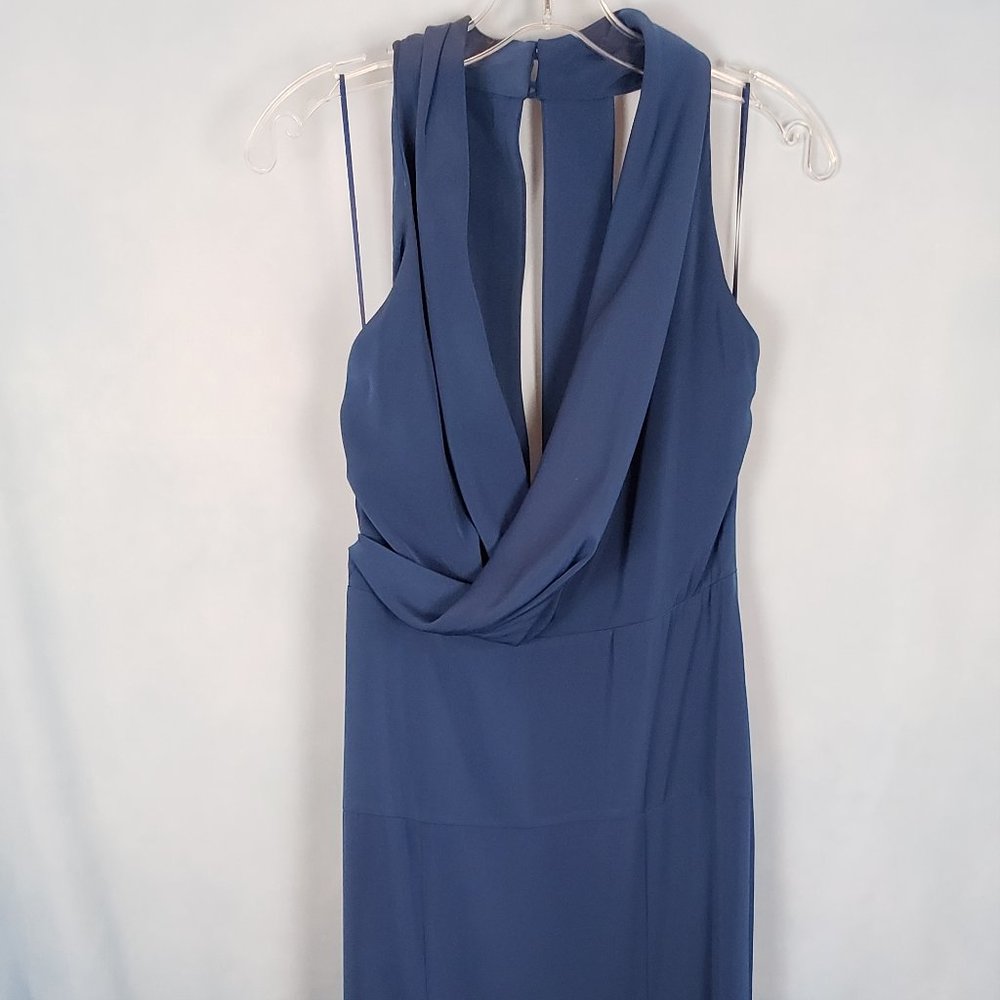 ROYAL BLUE BEAUTIFUL ASYMMETRICAL DRESS